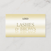 Carte De Visite Police miroir or et Cool noir avec logo (Devant)