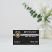 Carte De Visite Police pénitentiaire Code QR (Debout devant)