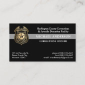 Carte De Visite Police pénitentiaire Code QR (Devant)