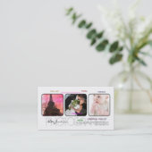 Carte De Visite Polices de modèle/DO-IT-YOURSELF de portefeuille P (Debout devant)