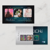 Carte De Visite Polices de modèle/DO-IT-YOURSELF de portefeuille P (Devant / Derrière)