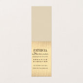 Carte De Visite Polices mixtes / Texture sépia (Extérieur déplié)