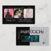 Carte De Visite Polices modèle/do-it-yourself de portefeuille PixD (Devant / Derrière)