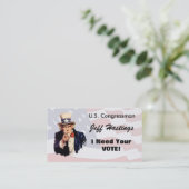 Carte De Visite Politicien (Debout devant)