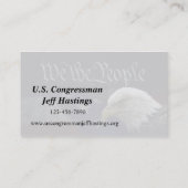 Carte De Visite Politicien (Dos)