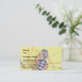 Carte De Visite Pollen des fleurs d'abeilles (Debout devant)