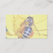 Carte De Visite Pollen des fleurs d'abeilles (Dos)