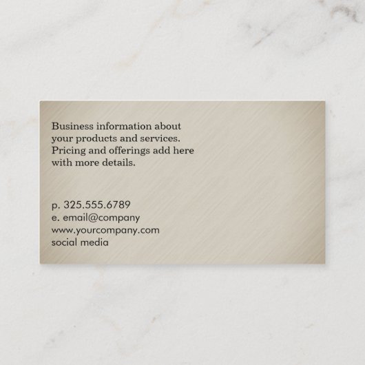 Carte De Visite Polonais (Dos)