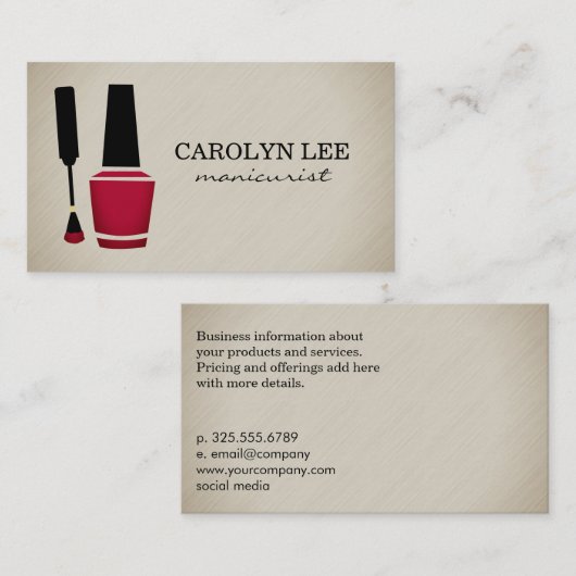 Carte De Visite Polonais (Devant / Derrière)