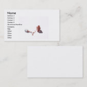 Carte de visite polonais à ongle (Devant / Derrière)