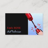 Carte De Visite Polonais à ongles, Technicien à ongles (Devant)