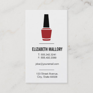 Carte De Visite Polonais   Minimaliste