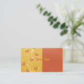Carte de visite polychrome (Debout devant)