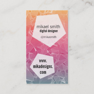 Carte De Visite Polygonal