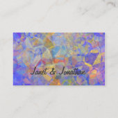 Carte De Visite Polygone Abstrait 36 (Dos)