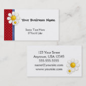 Carte de visite polyvalent de denim et de (Devant / Derrière)