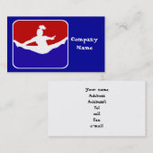 Carte De Visite Pom-pom girl (Devant / Derrière)