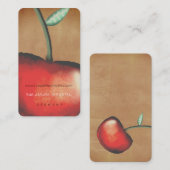 Carte de visite Pomme Cerise (Devant / Derrière)