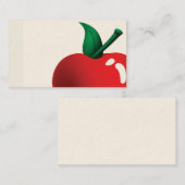 Carte De Visite pomme par jour (Devant / Derrière)