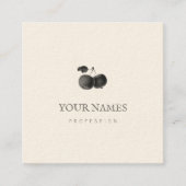 CARTE DE VISITE : POMMES (Devant)