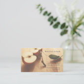 Carte De Visite Pommes à moitié (Debout devant)