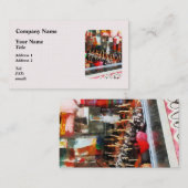 Carte De Visite Pommes de bonbons (Devant / Derrière)