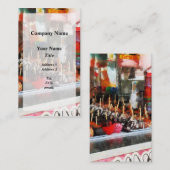 Carte De Visite Pommes de bonbons (Devant / Derrière)