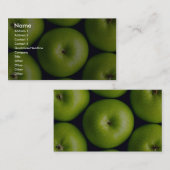 Carte De Visite Pommes de Smith de mamie (Devant / Derrière)