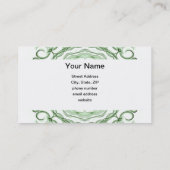 Carte De Visite Pommes vertes (Dos)