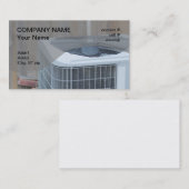 Carte De Visite pompe à chaleur extérieure (Devant / Derrière)