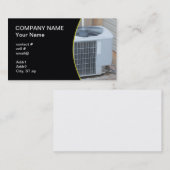 Carte De Visite pompe à chaleur extérieure (Devant / Derrière)