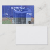 Carte De Visite pompe à chaleur extérieure (Devant / Derrière)