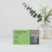 Carte De Visite pompe à chaleur extérieure (Debout devant)