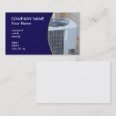 Carte De Visite pompe à chaleur extérieure (Devant / Derrière)