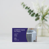 Carte De Visite pompe à chaleur extérieure (Debout devant)