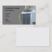 Carte De Visite pompe à chaleur extérieure (Devant / Derrière)