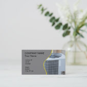 Carte De Visite pompe à chaleur extérieure (Debout devant)