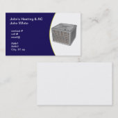 Carte De Visite pompe à chaleur extérieure (Devant / Derrière)