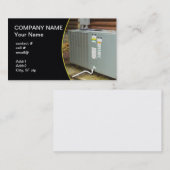 Carte De Visite pompe à chaleur extérieure (Devant / Derrière)