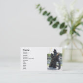 Carte De Visite pompier (Debout devant)