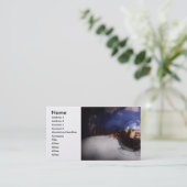 Carte De Visite Pompier - Capitaine le casquette (Debout devant)