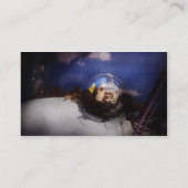 Carte De Visite Pompier - Capitaine le casquette (Dos)