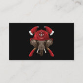 Carte De Visite Pompier éléphant pompier garçons pompiers Enfants (Devant)