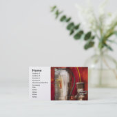 Carte De Visite Pompier - les feux de combat (Debout devant)