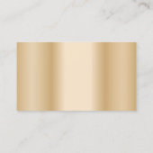 Carte De Visite Pompier moderne Gold Fire Département pompier (Dos)