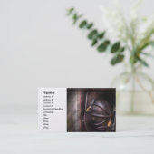 Carte De Visite Pompier - porté et utilisé (Debout devant)