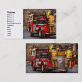 Carte De Visite Pompiers - Metuchen Fire Department (Devant / Derrière)