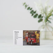 Carte De Visite Pompiers - Metuchen Fire Department (Debout devant)