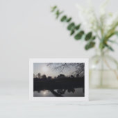 Carte De Visite Pont au-dessus d'une rivière (frontière) (Debout devant)