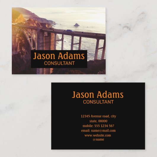 Carte De Visite Pont de Bixby (Devant / Derrière)